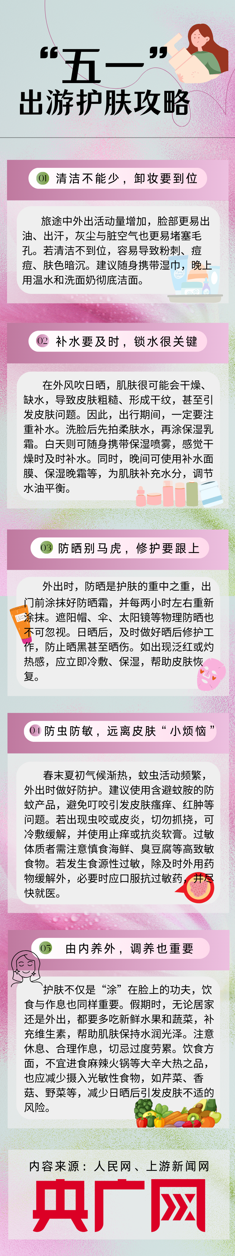 ”出游这份护肤攻略请收好开元棋牌健康中国 “五一(图2)